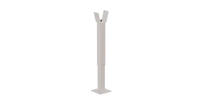 Mechanical support pole
