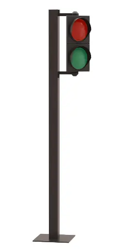 Poteau pour feu de signalisation 2m50