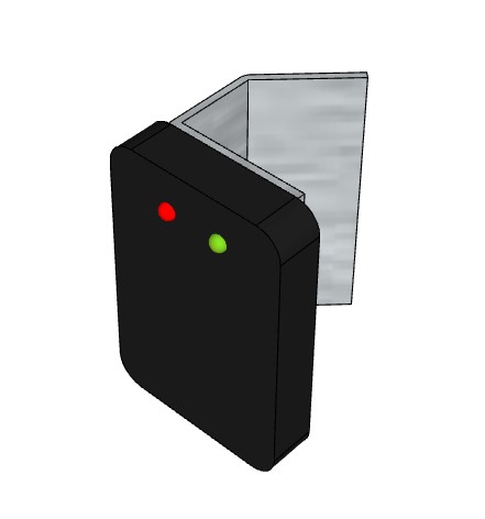 Radar AX detectie sensor (opening) met beugel