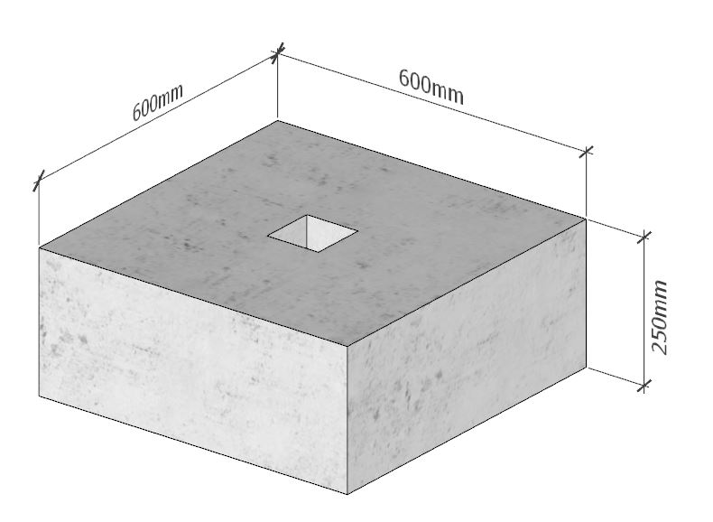 Prefab Pedestal Self