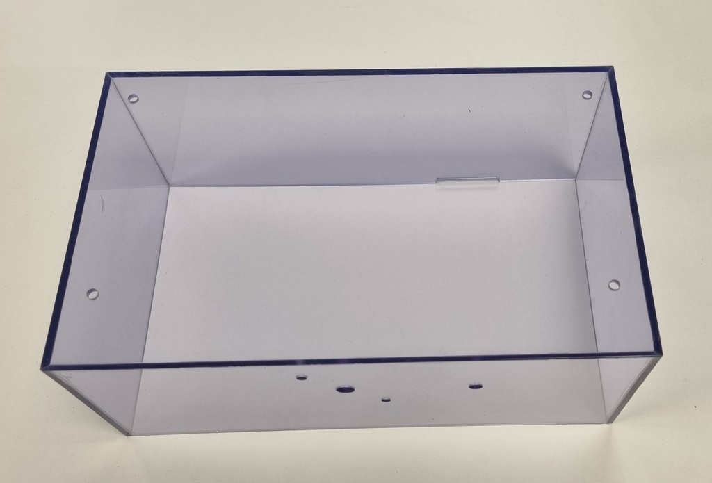 Couvercle en plexi transparent pour le contrôle électrique