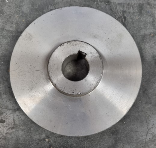 Pulley diam 123mm (pulley reduction slow)