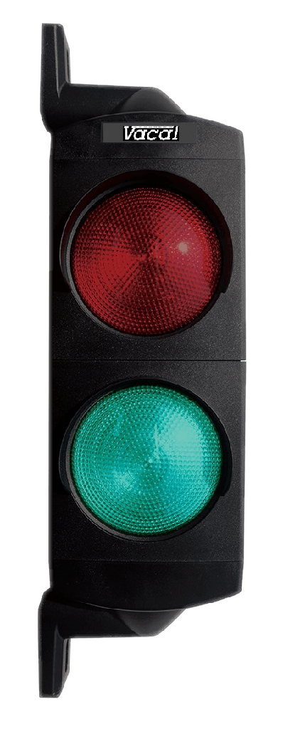 Traffic light D100 Red/Green with LED 230V