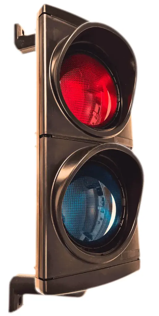 Feu de signalisation D200 Rouge/Vert avec LED 230V