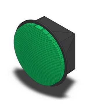Module LED pour feux de signalisation D200 vert