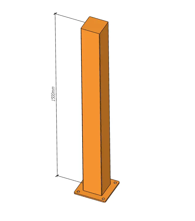 Control post 1m50 (15/15/150)
