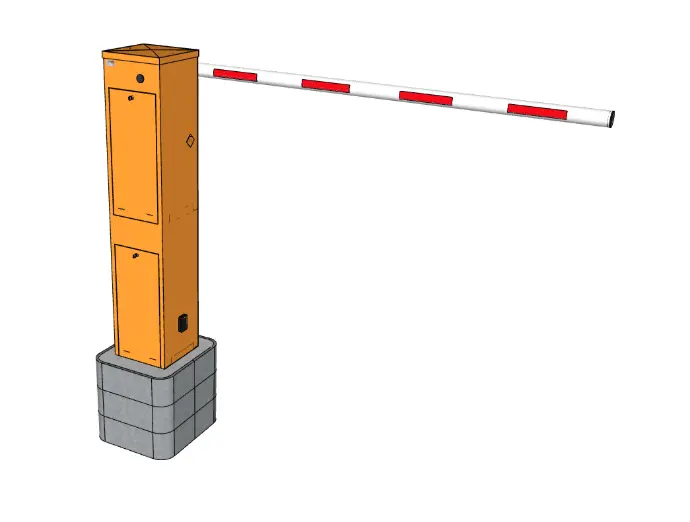 Barrier V900 for trucks arm length max 4m00