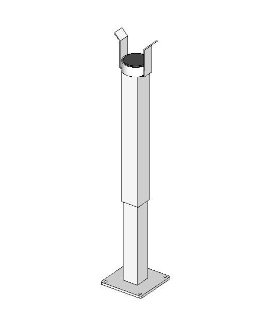 Opvangpaal magnetisch