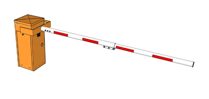 Barrier V700 arm length max 7m00 consisting of two parts