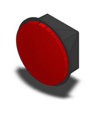 Traffic light LED module D200 Red