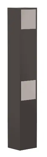 Zuil 2m20 met blanco frontplaat