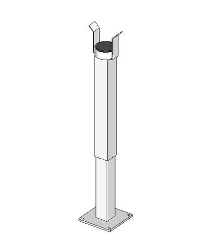 [PAAL.007] Opvangpaal magnetisch